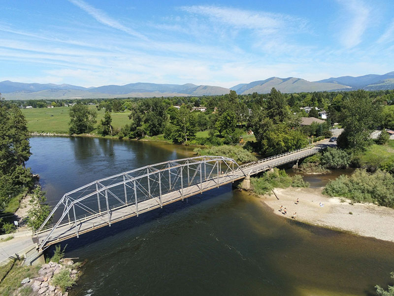 Maclay Bridge elevation looking North East.