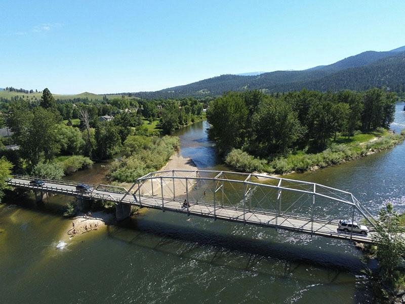 Maclay Bridge elevation looking South.