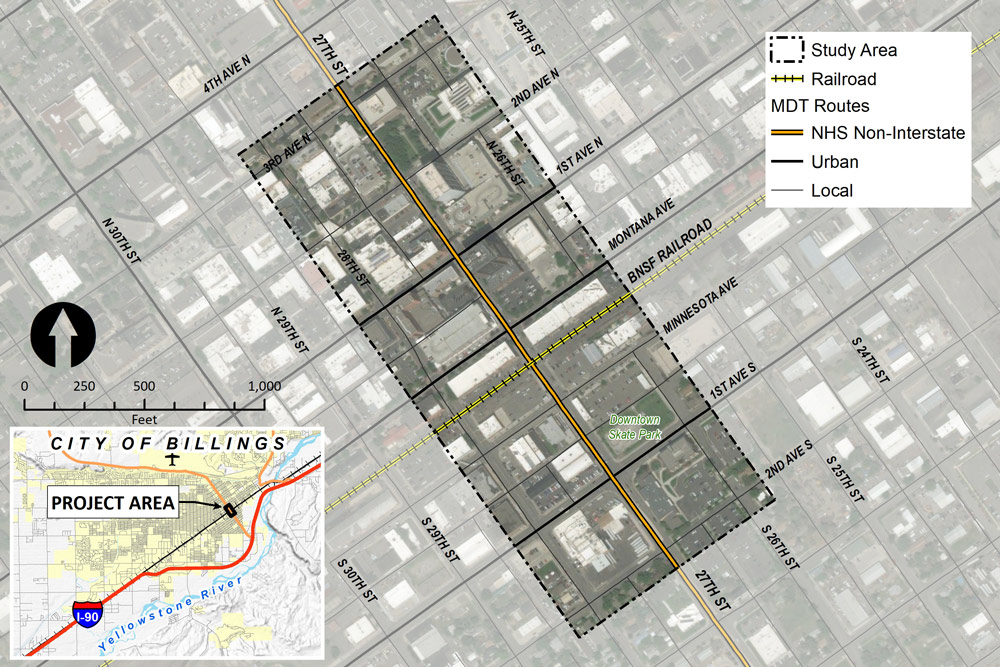 27th St RR Crossing project map