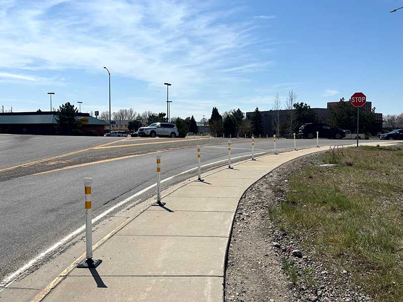 A section of the project corridor planned for ADA improvements at the corner of South 24th Street and King Avenue West. 