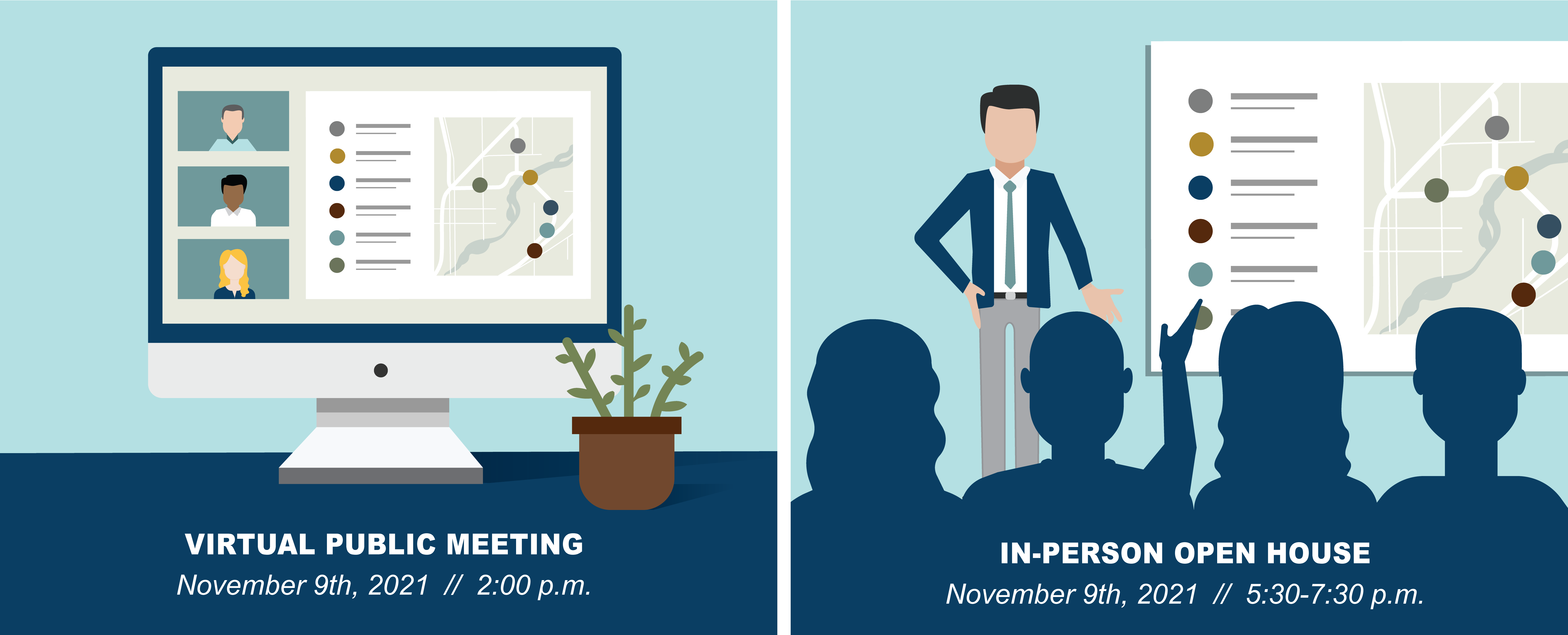 Public meeting info-graphic
