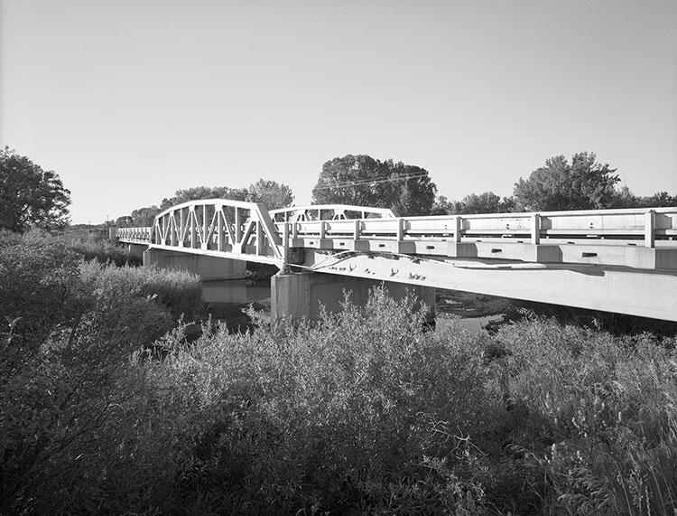 The current Teton River Bridge just south of Choteau.