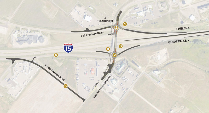 Planned Improvements map