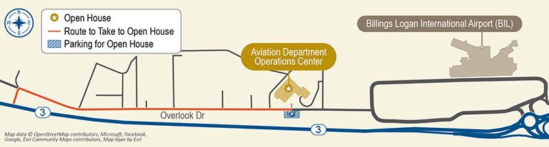 November 20, 2025. In-Person Open House map.