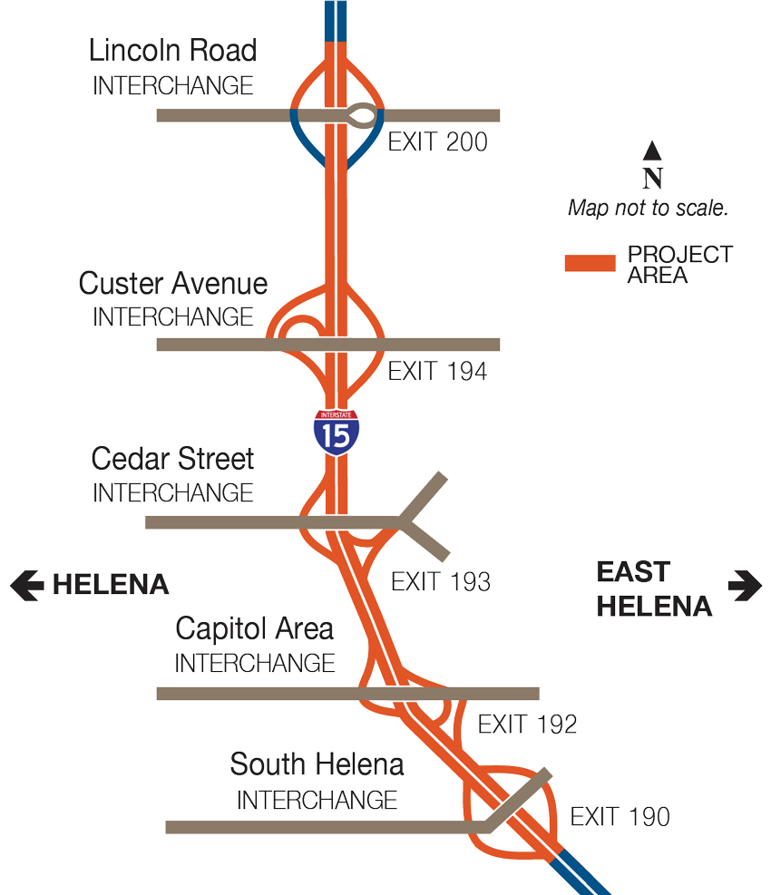 I-15 Helena North project logo