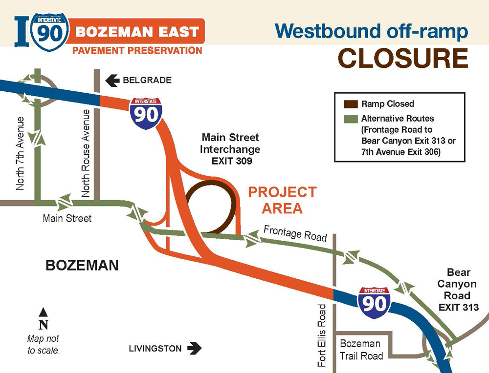 Ramp closed map