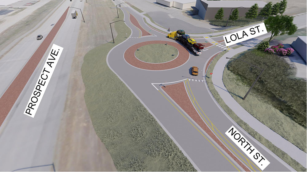Lola Shephard Intersection Improvement Project Roundabout