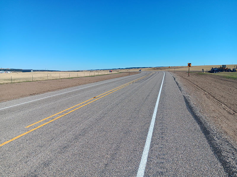 MT 200 Curve Widening road view 2