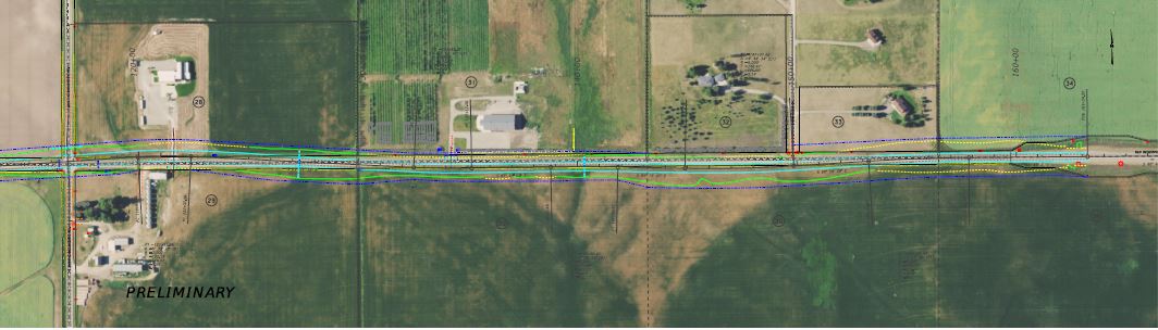 W. Springcreek Rd. to Stillwater Rd. draft project alignment
