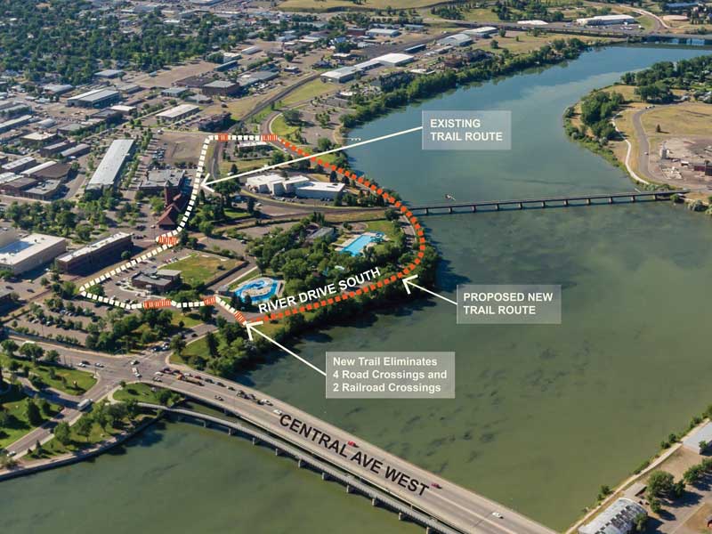 River's Edge Trail Connector Project Proposed Route