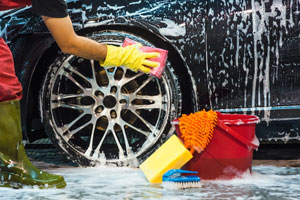 soapy car wash