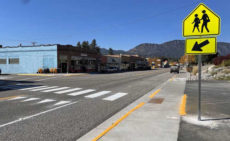 Detectable warnings and pedestrian crosswalk and signage improvements