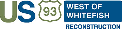 US 93 West of Whitefish logo